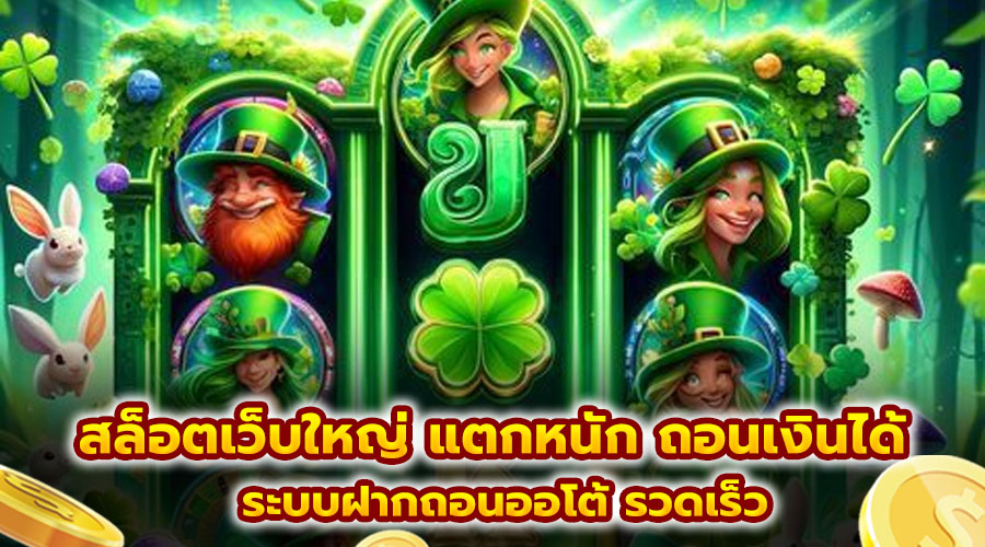 สล็อตเว็บใหญ่ แตกหนัก ถอนเงินได้